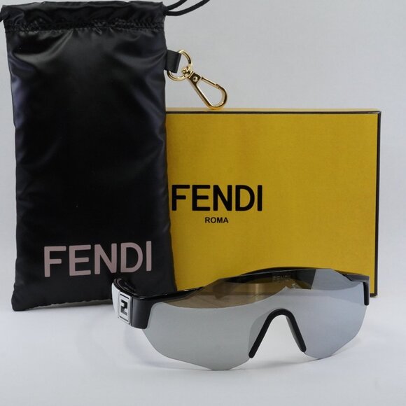 Final Price! Fendi FE40088U-Y 01C Black Silver Sunglasses